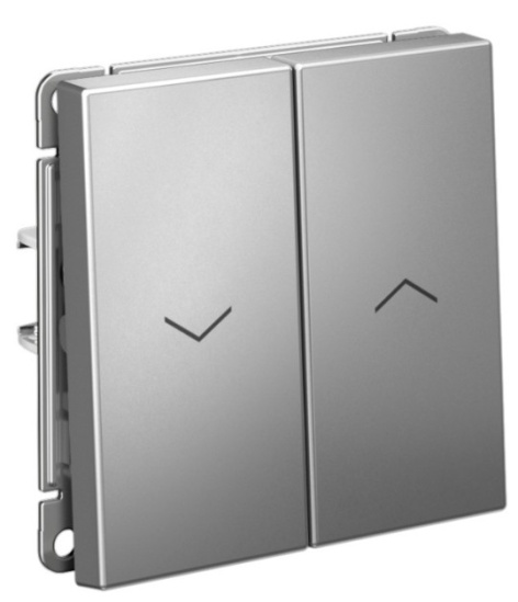 Изображение товара Двухклавишный выключатель Systeme Electric GAL000919 современный дизайн
