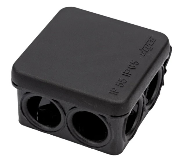 

Коробка распределительная RUVinil 67030Ч 70х70х40мм HF стойкая к УФ УХЛ1 IP55 цвет: черный, 67030Ч