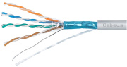 фото Кабель витая пара F/UTP 5e кат. 4 пары  Cabeus FTP-4P-Cat.5e-SOLID-LSLTx-GY-20