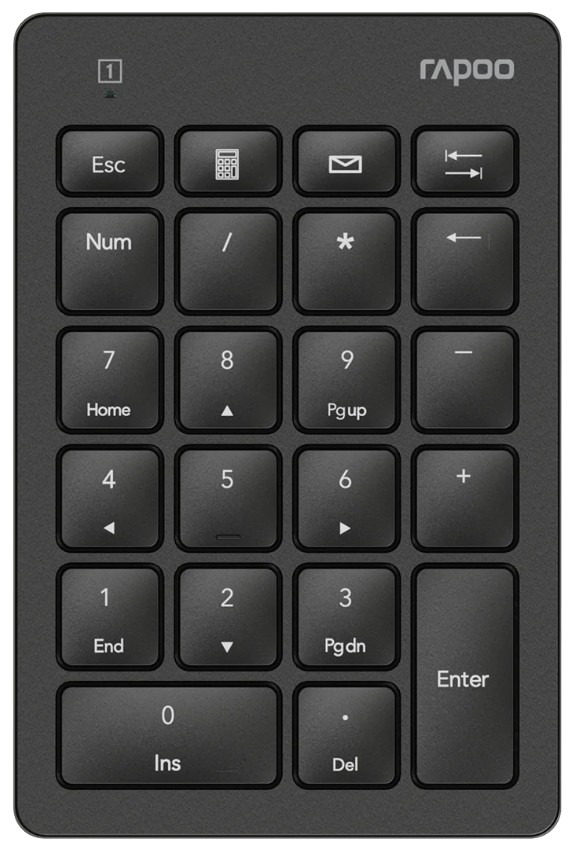 

Цифровой блок клавиатуры Rapoo K50-BL RAPOO Цифровой блок беспроводной , цвет: черный, K50-BL