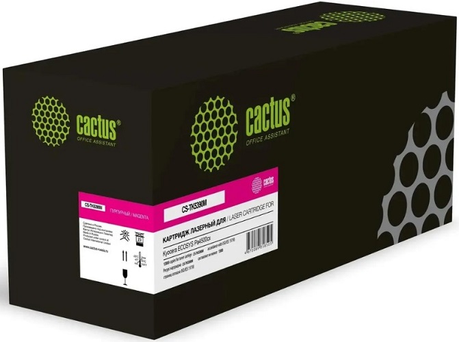 

Картридж Cactus CS-TK5390M пурпурный (13000стр.) для KYOCERA ECOSYS PA4500CX С ЧИПОМ, CS-TK5390M