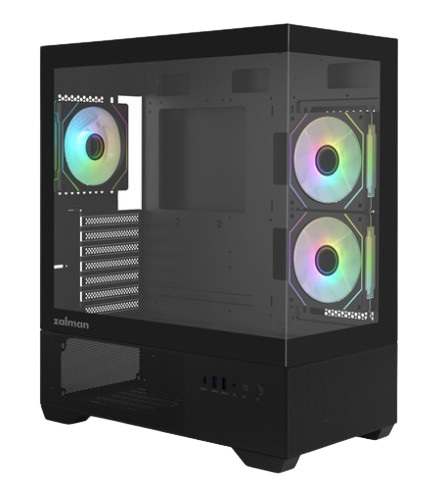 

Корпус ATX Zalman CHRONIX BLACK без БП, боковая панель из закалённого стекла, USB 2.0, USB 3.0, USB Type-C, CHRONIX BLACK