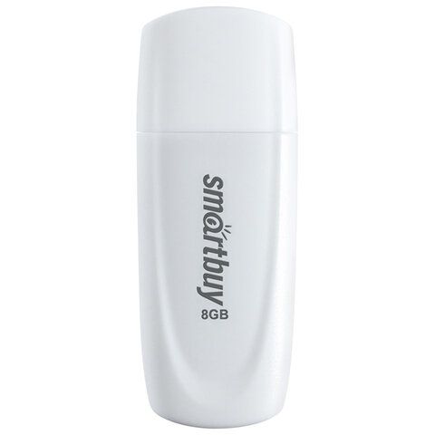 

Накопитель USB 2.0 8GB SmartBuy SB008GB2SCW Scout белый, SB008GB2SCW