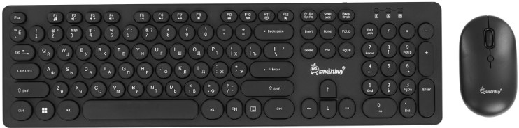 

Клавиатура и мышь SmartBuy ONE 328327 проводной с подсветкой черный (1/20), ONE 328327