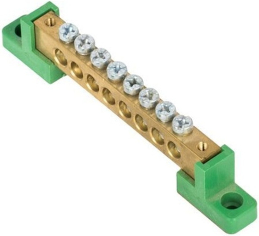 Изображение товара Шина EKF sn0-125-08-2-pe для нуля и заземления