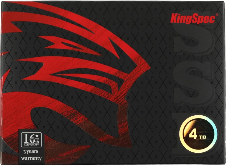 

Накопитель SSD 2.5'' KINGSPEC P3-4TB 4TB SATA 6Gb/s 570/500MB/s IOPS 74K/70K MTBF 1M 1920 TBW, P3-4TB