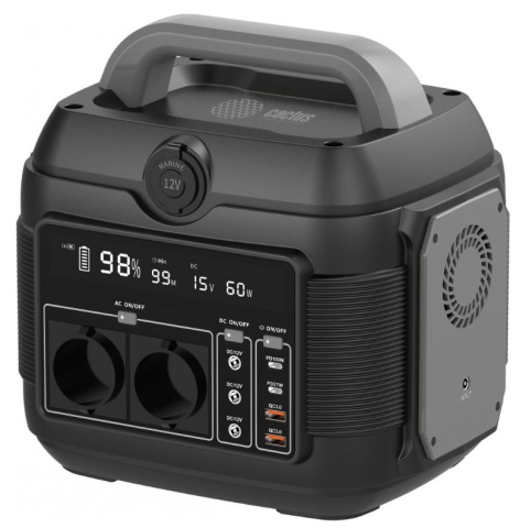 Изображение товара Портативная электростанция Cactus CS-PCS576 мощность 576 Вт аккумулятор 160000 мАч