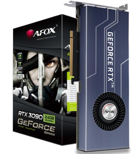 

Видеокарта Afox GeForce RTX 3090 (AF3090-24GD6XH7) 24GB GDDR6X 384bit 1395/19500MHz 8nm HDMI/3*DP RTL, GeForce RTX 3090 (AF3090-24GD6XH7)