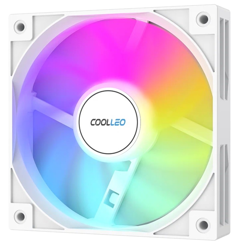 

Вентилятор для корпуса Coolleo CL-B25-W11A 120mm, 1600rpm, 26dBA, 65.6CFM, CL-B25-W11A