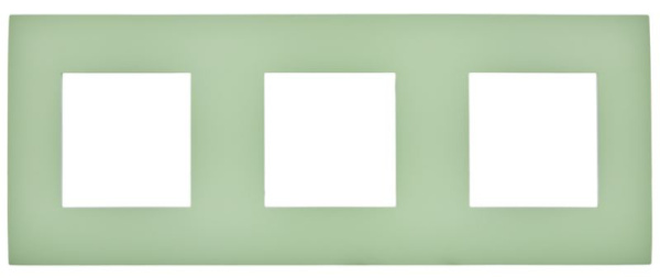 Изображение товара Тройная рамка IEK SK-M32-K06 для выключателей и розеток из поликарбоната