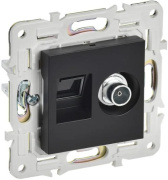 фото Розетка комбинированная  IEK SK-AK20-2-K02
