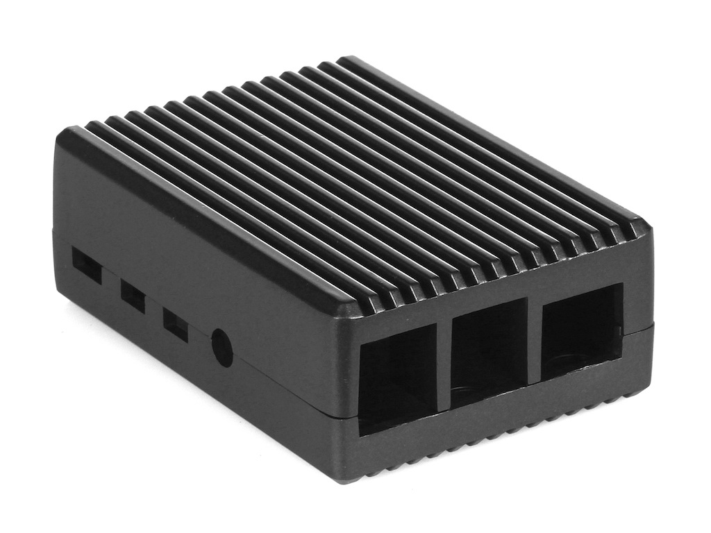 

Корпус Qumo RS018 Aluminium Case, for Raspberry Pi 4, grey, закрытый, RS018