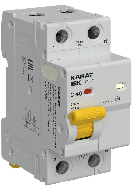 Устройство защиты от дугового пробоя IEK KA-DP11-1-040-C