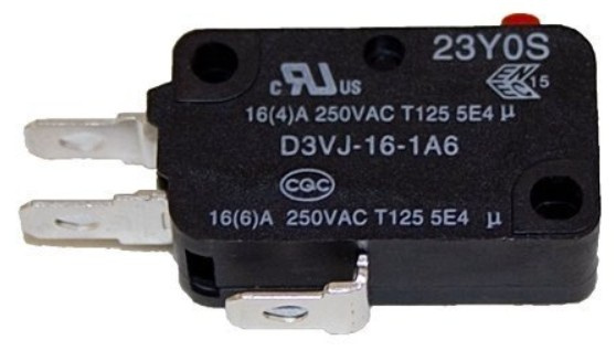 Изображение товара Микровыключатель CAME 119RIR083 без рычага для автоматических ворот и шлагбаумов