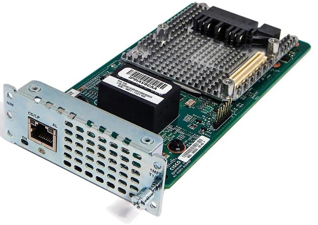 

Модуль интерфейсный Cisco NIM-1MFT-T1/E1 1 port Multiflex Trunk Voice/Clear-channel Data T1/E1 Module for ISR 4000 series, NIM-1MFT-T1/E1