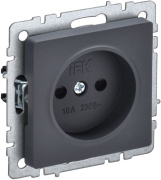 фото Розетка без заземления  IEK BR-R13-10-K53