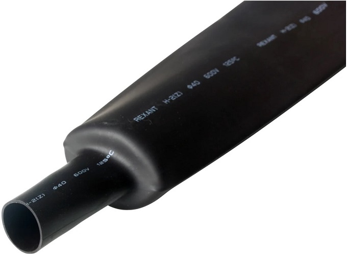 

Трубка термоусадочная 40.0/20.0 1м черн. Rexant 24-0007, 24-0007