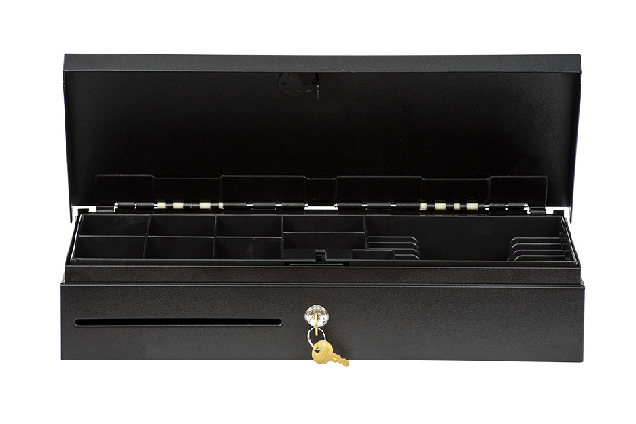 

Денежный ящик АТОЛ FlipTop-B АТОЛ 38714 черный, 460*170*100, 24V, крышка для инкассации, FlipTop-B