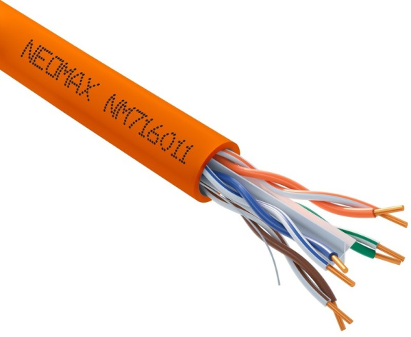 Изображение товара Кабель витая пара категории Cat.6 Neomax NM716011 305 м U/UTP LSZH для внутренней прокладки