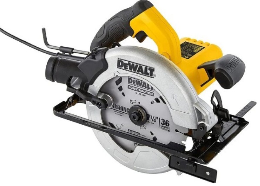 

Пила DeWALT DWE5615-IN дисковая (циркулярная) ручная DWE5615 /1500 Вт/190 мм/5500 об.в мин/щеточный/шнур 3м/желтый, DWE5615-IN