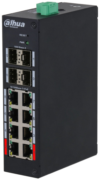 Изображение товара Коммутатор Dahua DH-HS4412-8ET-96 управляемый с PoE для сети