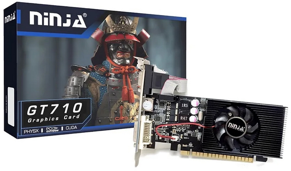 

Видеокарта PCI-E Sinotex GeForce GT710 (NF71NP013F) 1GB DDR3 64bit 28nm 954/1333MHz DVI/HDMI, GeForce GT710 (NF71NP013F)