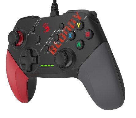 

Геймпад A4Tech Bloody GP30 Sports черный/красный USB виброотдача обратная связь (1972407), Bloody GP30 Sports