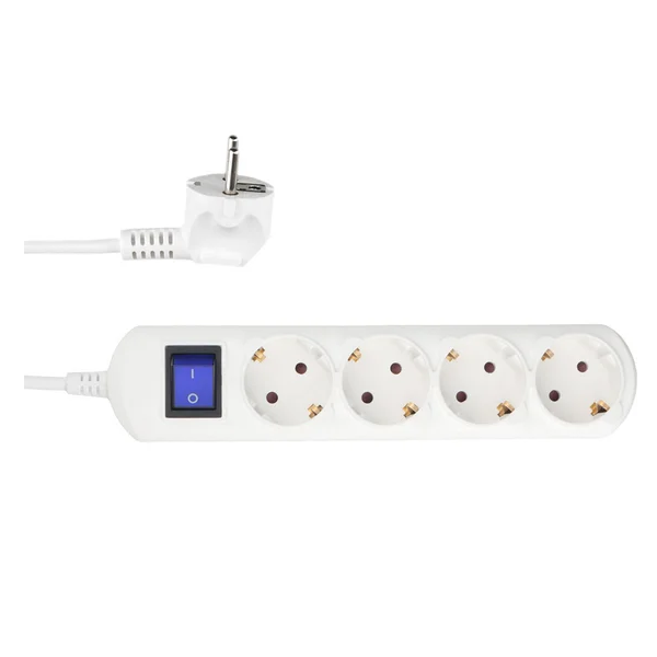 

Удлинитель PowerCube PC-5B-1,5M бытовой, 4р с/з выкл., 3500 Вт, 16 А, 1.5 м 3*1,00 (белый), PC-5B-1,5M