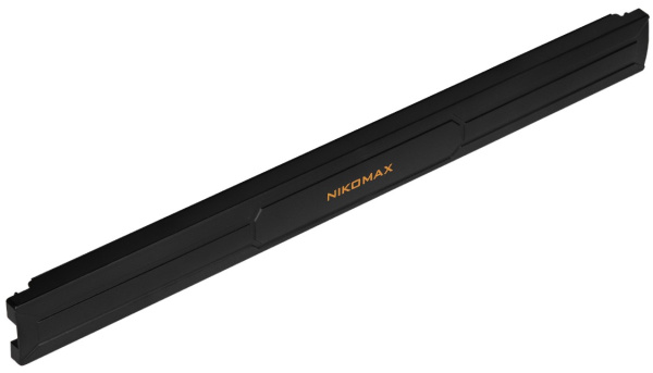 Изображение товара Панель-заглушка NikoMax для 19" шкафов черная, быстрая установка