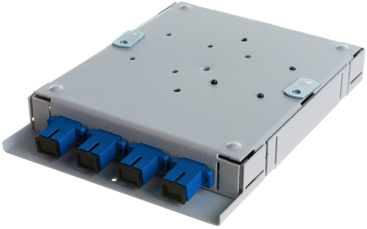 

Кросс оптический настенный TopLAN КРНМ-Top-04SC/U-OM2-GY 4 SC адаптеров, многомодовый (50/125), укомплектованный, КРНМ-Top-04SC/U-OM2-GY