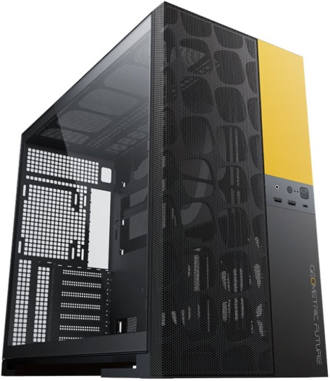 Изображение товара Корпус Geometric Future Model 5 Vent Black Yellow Mid Tower для ПК