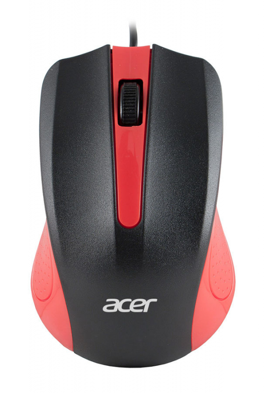 

Мышь Acer OMW012 ZL.MCEEE.003 черный/красный 1200dpi USB (3but), OMW012