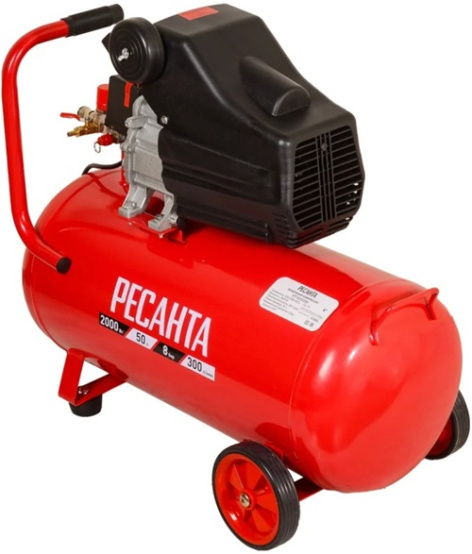 Изображение товара Компрессор Ресанта КП-50/300М для пневмоинструментов 50л 2000Вт