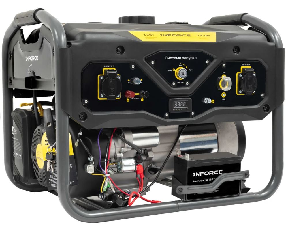 

Генератор бензиновый Inforce GL 3000E, GL 3000E