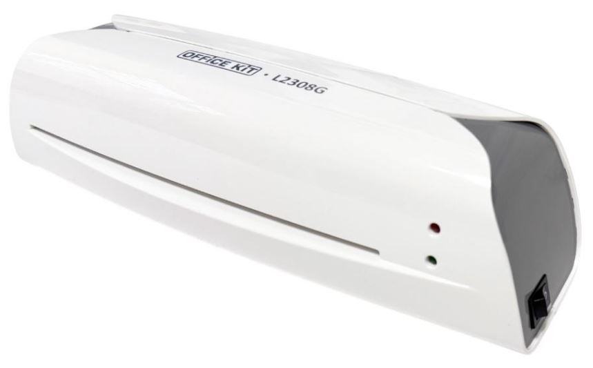 

Ламинатор Office Kit L2308G A4, (75-125мкм), 300 мм/мин, (2вал.), L2308G