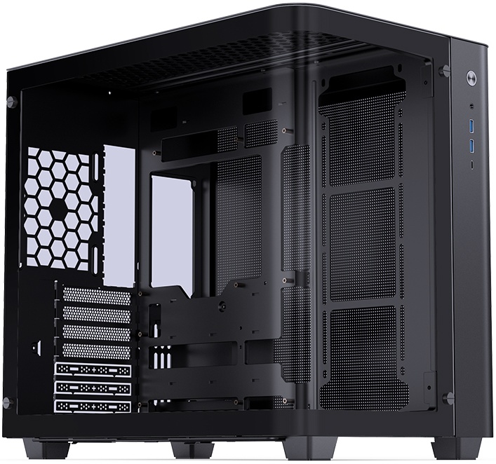 

Корпус ATX JONSBO TK-3 Black черный, без БП, боковая панель из закаленного стекла, 2*USB 3.0, USB Type-C, audio, TK-3 Black