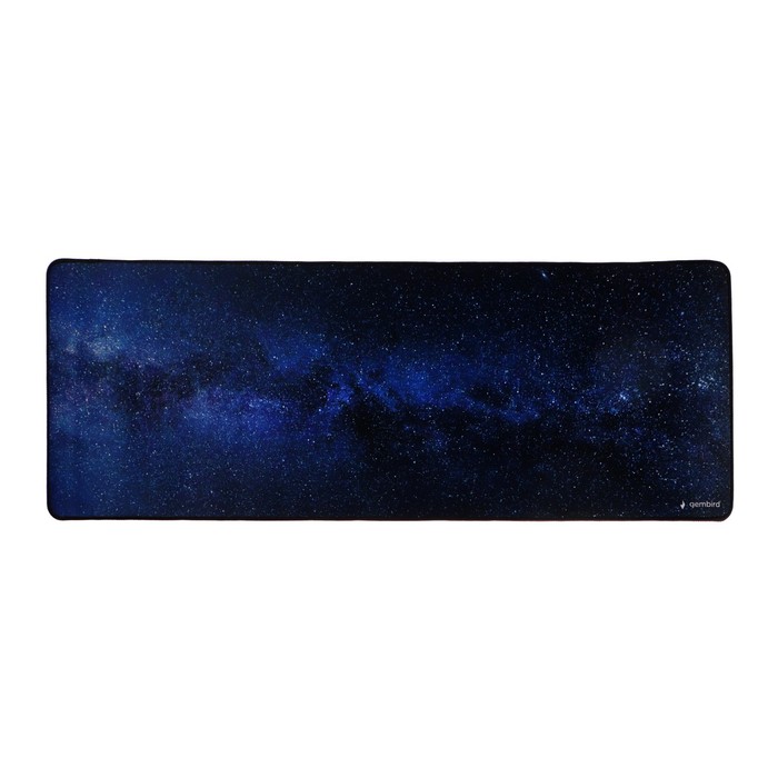Коврик для мыши Gembird MP-80-30-SPACE 800х300х3мм, "космос", ткань+резина, оверлок, коробка