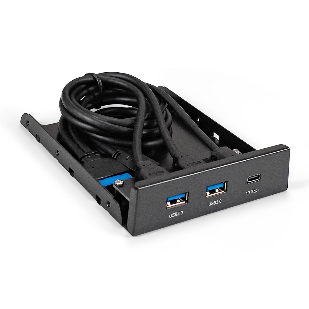 

Планка Exegate U3H-616 EX295471RUS USB на переднюю панель ExeGate U3H-616, 3,5", 2*USB3.0+1*TypeC, черная, металл, подсоединение к мат. плате, U3H-616