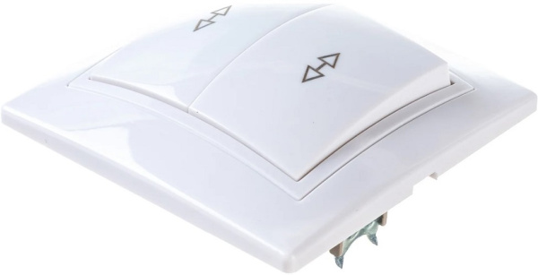 фото Переключатель двухклавишный  IEK EVK22-K01-10-DM в Казани