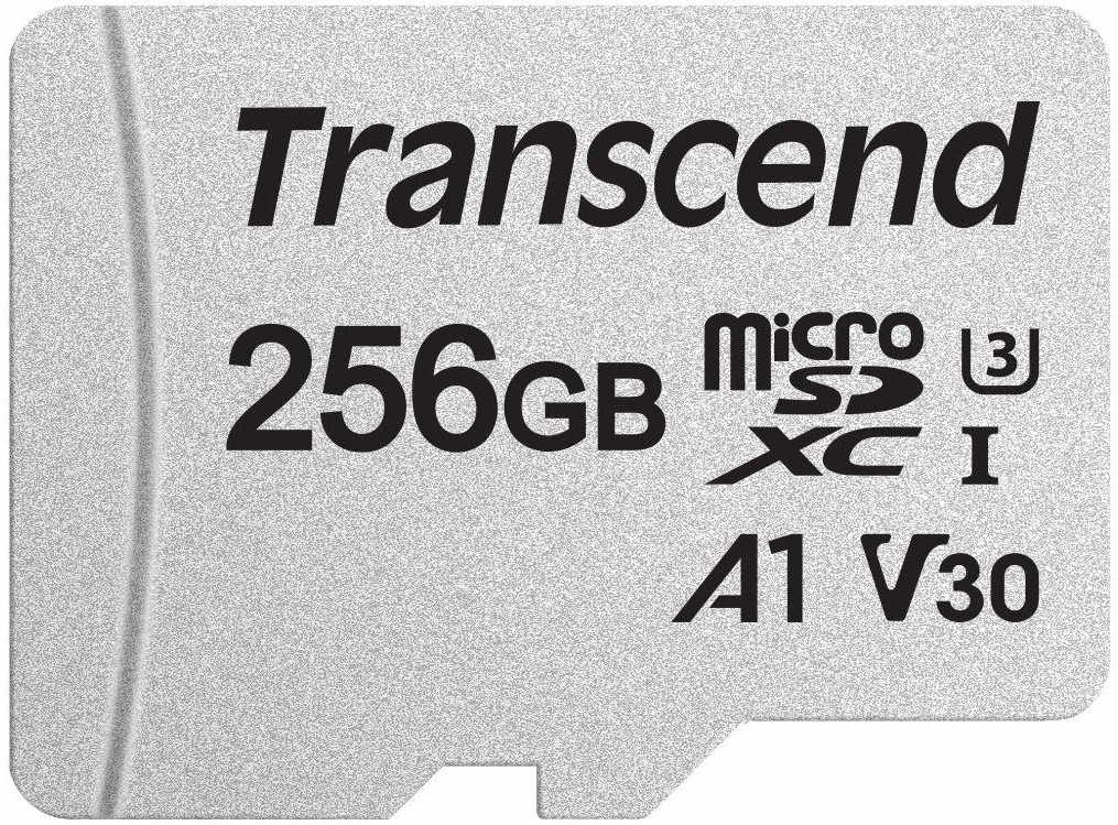 

Карта памяти Transcend TS256GUSD300S-A High Performance, microSDXC UHS-I U3, V30, A2 [R/W - 100/85 MB/s] с адаптером, TS256GUSD300S-A