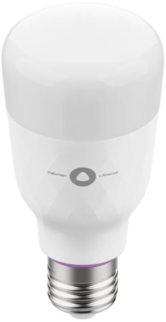 

Лампа Яндекс YNDX-00018 Умная цветная E27 8Вт 900lm Wi-Fi, YNDX-00018