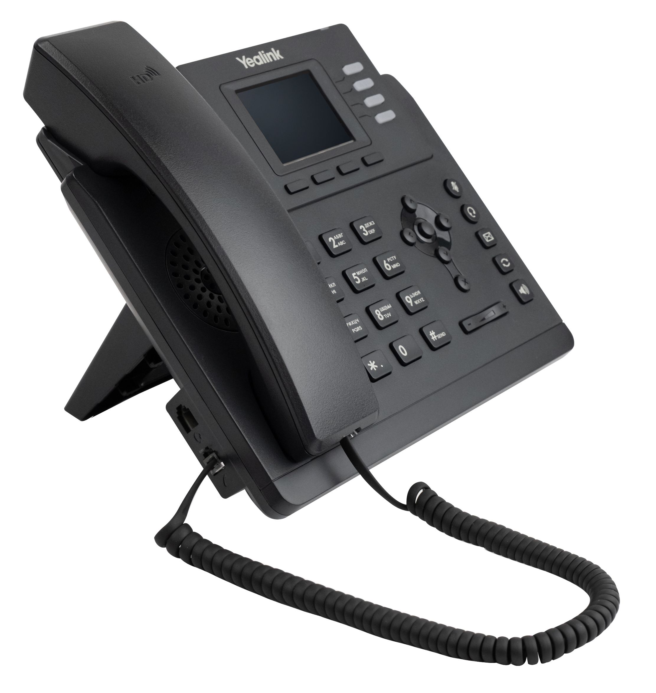 

Телефон SIP Yealink SIP-T33G 4 SIP-аккаунта, 2хRJ45 10/100/1000Мбит/с, PoE, цветной экран, SIP-T33G