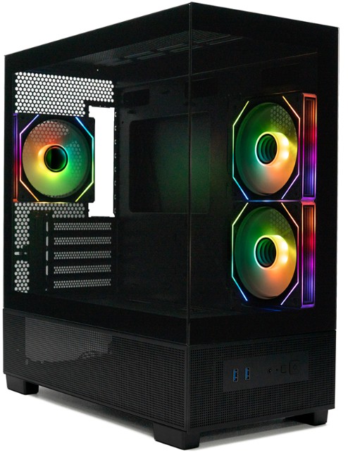 

Корпус mATX Xastra Q500M-3FM12A-C10 черный, без БП, 2*USB 3.0, Q500M-3FM12A-C10