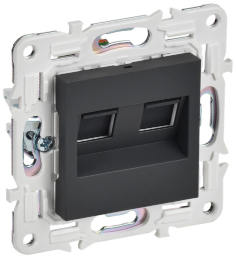 фото Розетка компьютерная двойная IEK SK-K20-2-K53 в Уфе