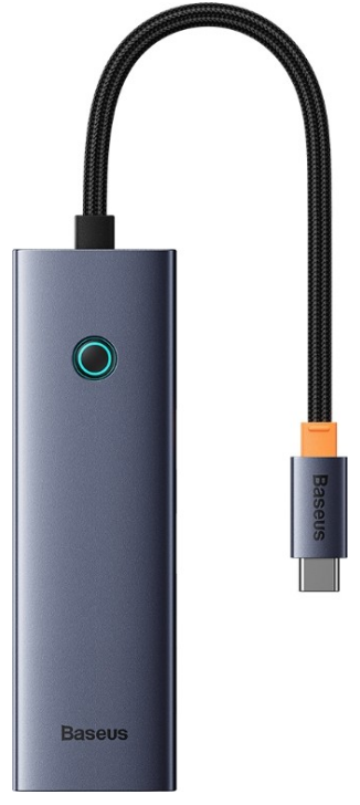

Разветвитель Baseus BS-OH108 B0005280A813-03 UltraJoy Series 4 порта (USBA to USB3.0*4) Space Grey, BS-OH108