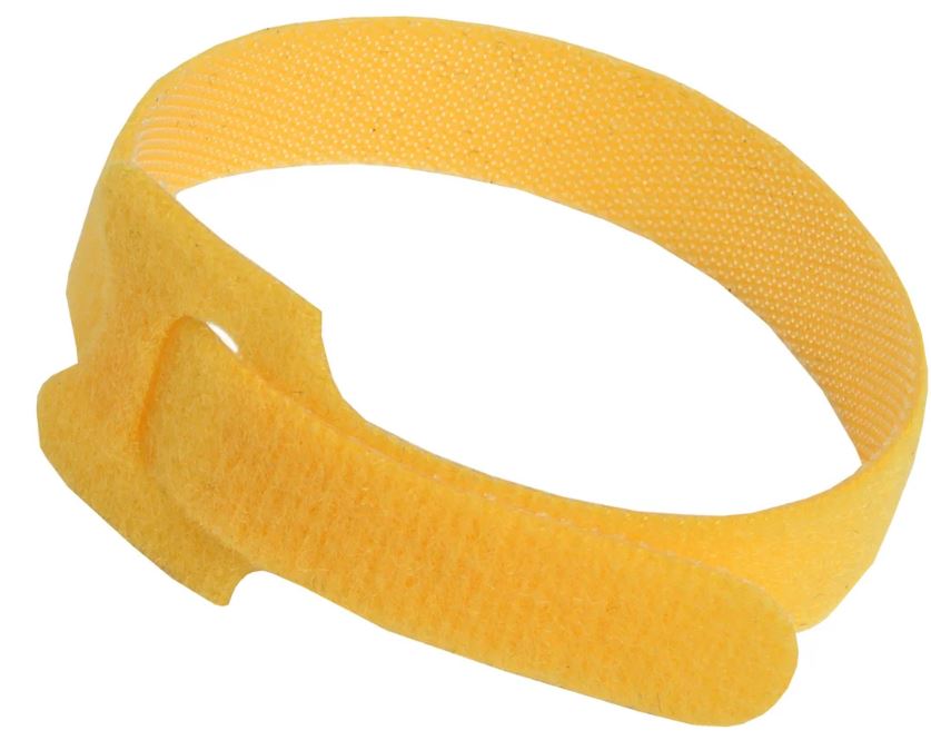 

Хомут RETIC WASN-150-YL-10 для кабеля липучка, с мягкой застежкой 150x15 мм желтый 10 шт, WASN-150-YL-10