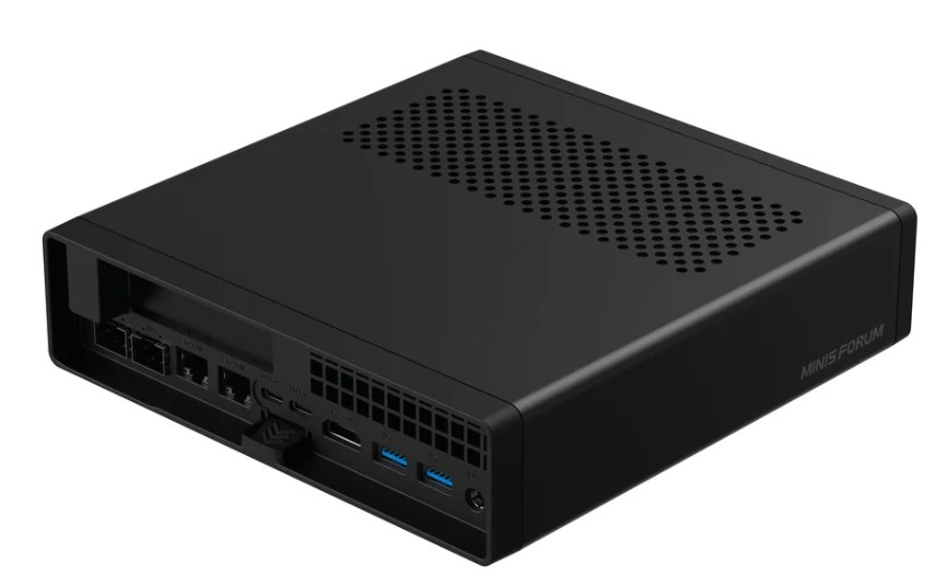 

Мини ПК Minisforum MS-A2-8945/BAREBONE Ryzen 9 8945HX/Radeon Graphics/Wifi/BT/NoOS/black, MS-A2-8945/BAREBONE