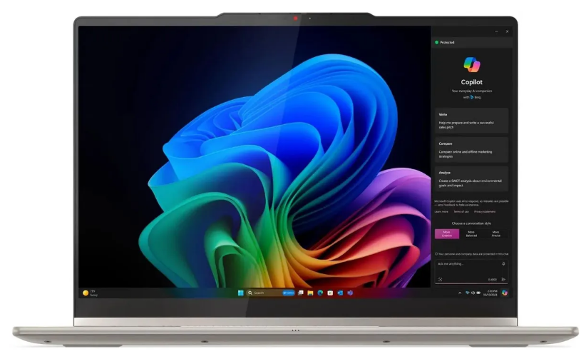 

Ноутбук Lenovo Yoga 7 14AKP10 83JR0061RK Ryzen AI 7 350/24Gb/1Tb SSD/Radeon 860M/14" OLED Touch WUXGA/WiFi/BT/Cam/Win11Home/beige, Yoga 7 14AKP10