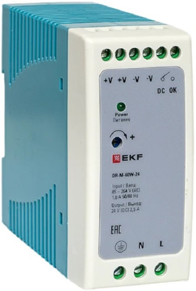 фото Блок питания  EKF DR-M-60W-24 в Красноярске