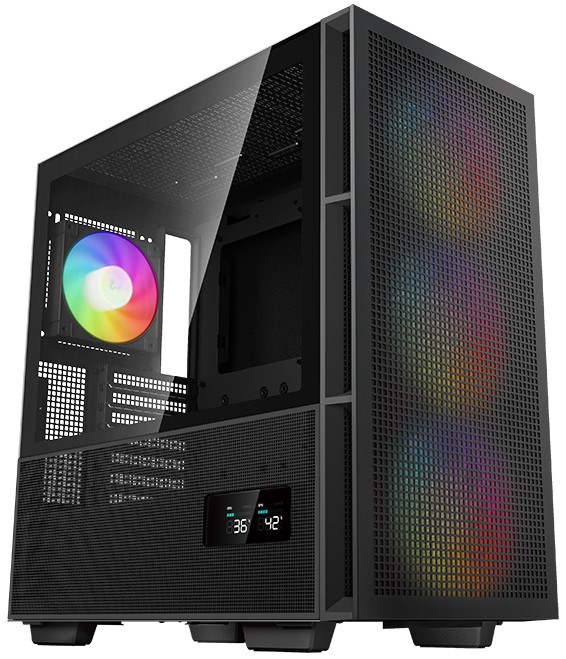 

Корпус eATX Deepcool CH560 DIGITAL черный, без БП, боковая панель из закаленного стекла, USB Type-C, USB 3.0, audio, CH560 DIGITAL